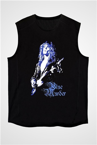 Blue Murder Siyah Unisex Kolsuz Tişört