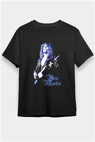 Blue Murder Siyah Unisex Tişört T-Shirt - TişörtFabrikası
