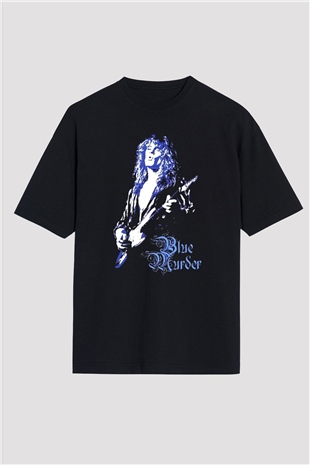 Blue Murder Siyah Oversize Tişört Oversize T-shirt - TişörtFabrikası