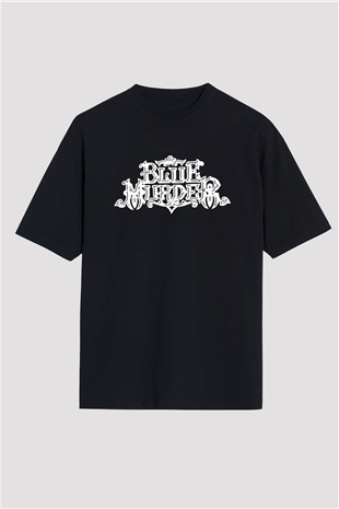 Blue Murder Siyah Oversize Tişört Oversize T-shirt - TişörtFabrikası