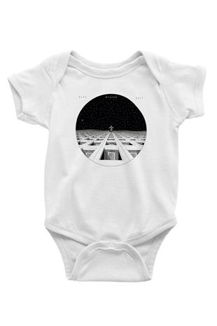 Blue Oyster Cult Baskılı Beyaz Unisex Bebek Body - Zıbın