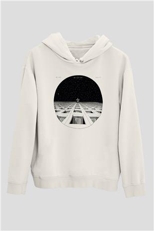 Blue Oyster Cult Baskılı Beyaz Unisex Kapüşonlu Sweatshirt