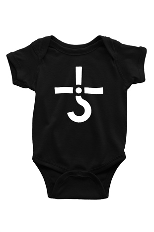Blue Oyster Cult Baskılı Unisex Siyah Bebek Body - Zıbın