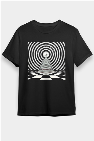 Blue Oyster Cult Baskılı Unisex Siyah Tişört - Tshirt