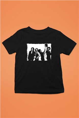 Blue Oyster Cult Baskılı Unisex Siyah Çocuk Tişört - Tshirt