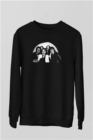 Blue Oyster Cult Baskılı Unisex Siyah Sweatshirt