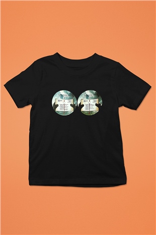 Blue Oyster Cult Baskılı Unisex Siyah Çocuk Tişört - Tshirt