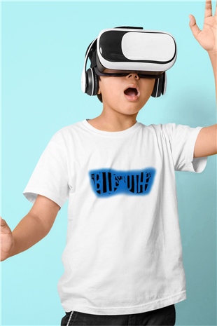 Blues Brothers Baskılı Beyaz Unisex Çocuk Tişört