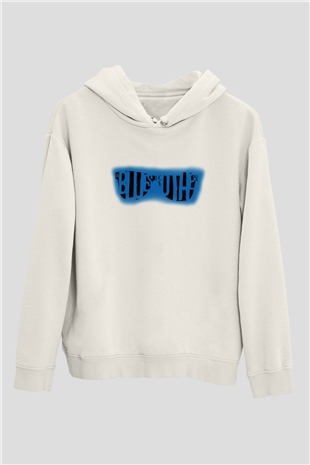 Blues Brothers Beyaz Unisex Hoodie