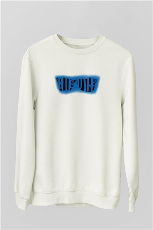 Blues Brothers Beyaz Unisex Sweatshirt