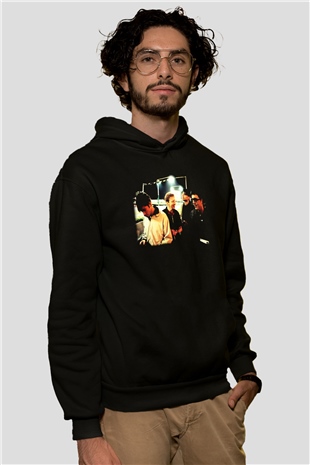 Blur Siyah Unisex Hoodie