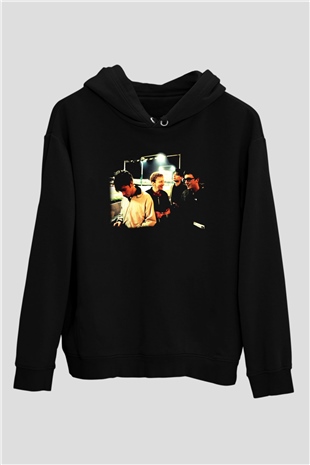 Blur Siyah Unisex Hoodie