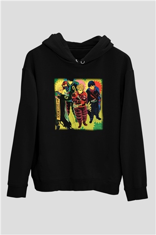 Blur Siyah Unisex Hoodie