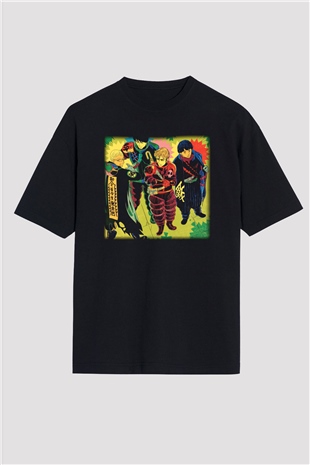 Blur Siyah Unisex Oversize Tişört T-Shirt