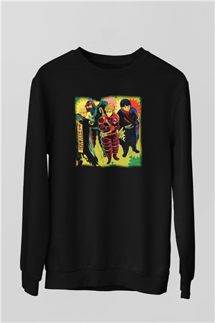 Blur Siyah Unisex Sweatshirt
