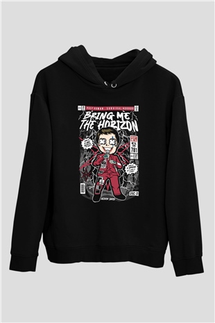 BMTH Baskılı Unisex Siyah Hoodie