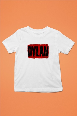 Bob Dylan Baskılı Unisex Beyaz Çocuk Tişört