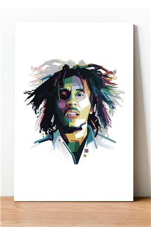 Bob Marley Desenli Ahşap Mdf Tablo 40 cm x 60 cm