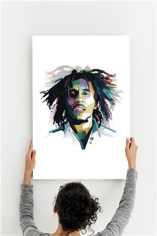 Bob Marley Desenli Ahşap Mdf Tablo 40 cm x 60 cm