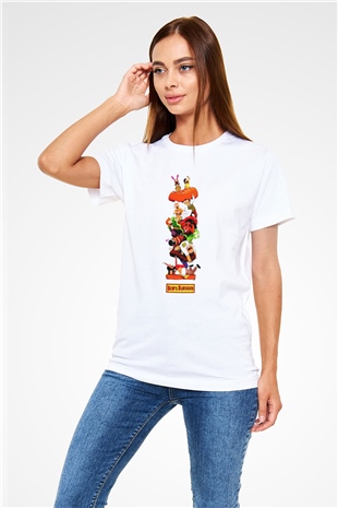 Bobs Burgers Beyaz Unisex Tişört T-Shirt