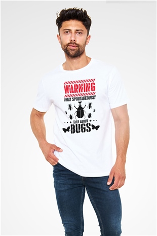 Böcekbilimci Beyaz Unisex Tişört T-Shirt - TişörtFabrikası