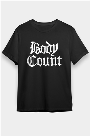 Body Count Siyah Unisex Tişört T-Shirt - TişörtFabrikası