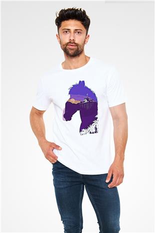 Bojack Horseman Unisex Baskılı Beyaz Tişört - Tshirt