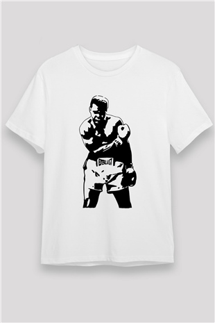 Boks Beyaz Unisex Tişört T-Shirt - TişörtFabrikası