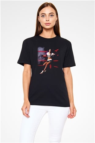Boks Siyah Unisex Tişört T-Shirt - TişörtFabrikası