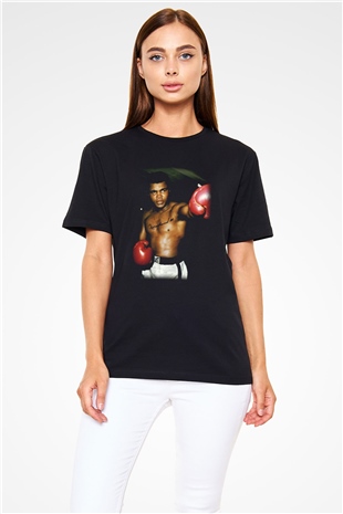 Boks Siyah Unisex Tişört T-Shirt - TişörtFabrikası