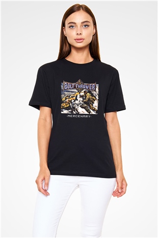 Bolt Thrower Baskılı Unisex Siyah Tişört