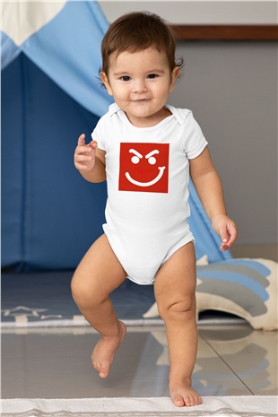 Bon Jovi Baskılı Beyaz Unisex Bebek Body - Zıbın