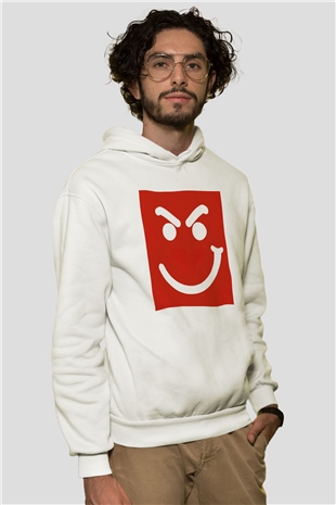 Bon Jovi Beyaz Unisex Kapşonlu Sweatshirt