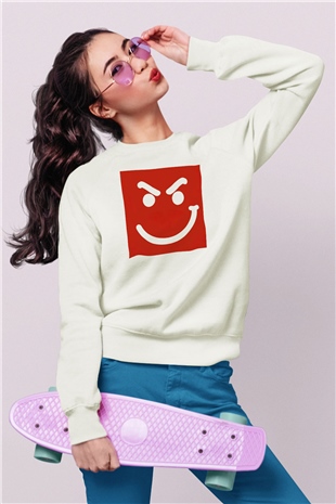 Bon Jovi Beyaz Unisex Sweatshirt