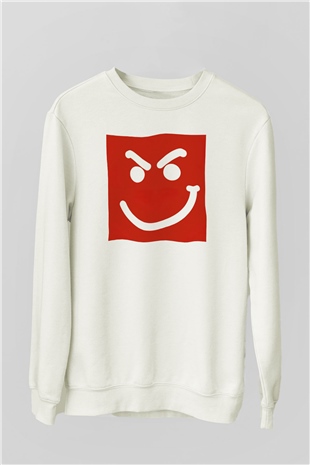Bon Jovi Beyaz Unisex Sweatshirt