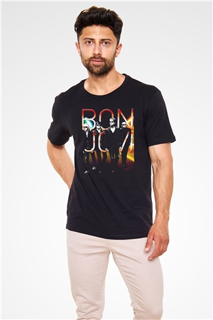 Bon Jovi Black Unisex  T-Shirt - Tees - Shirts