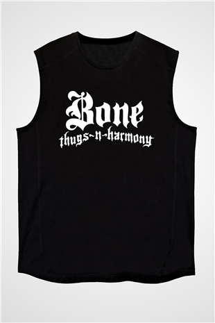 Bone Thugs-n-Harmony Siyah Unisex Kolsuz Tişört