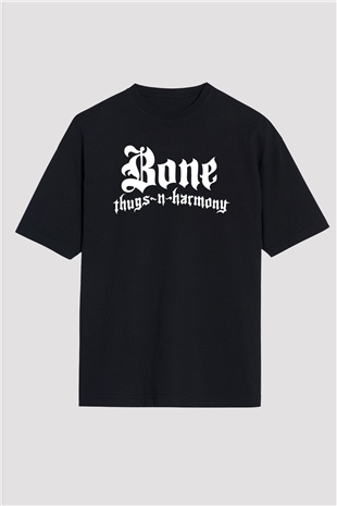 Bone Thugs-n-Harmony Siyah Unisex Oversize Tişört T-Shirt