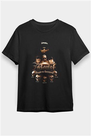 Bone Thugs-n-Harmony Siyah Unisex Tişört T-Shirt - TişörtFabrikası