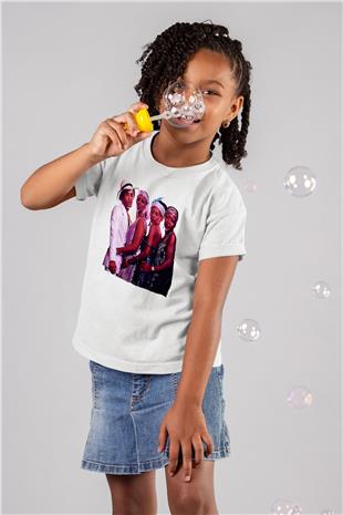 Boney M Baskılı Beyaz Unisex Beyaz Çocuk Tişört - Tshirt