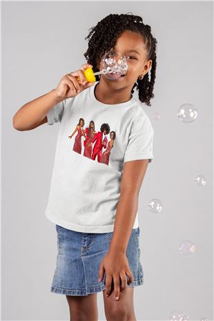 Boney M Baskılı Beyaz Unisex Beyaz Çocuk Tişört - Tshirt