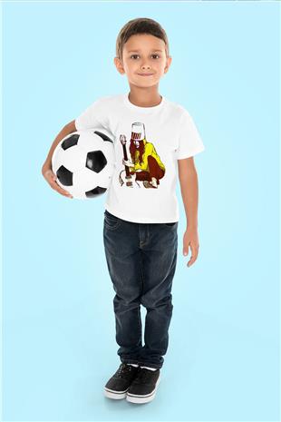 Boney M Baskılı Beyaz Unisex Beyaz Çocuk Tişört - Tshirt