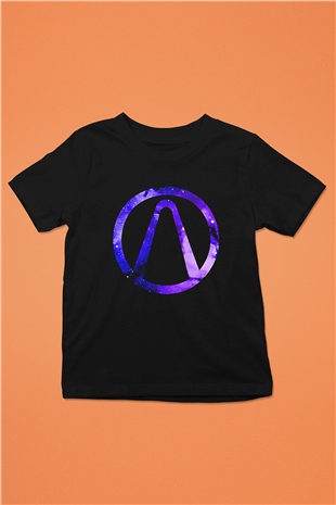 Borderlands Baskılı Unisex Siyah Çocuk Tişört - Tshirt