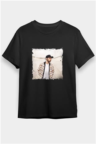 Borgore Baskılı Unisex Siyah Tişört