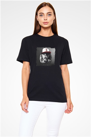Borgore Baskılı Unisex Siyah Tişört