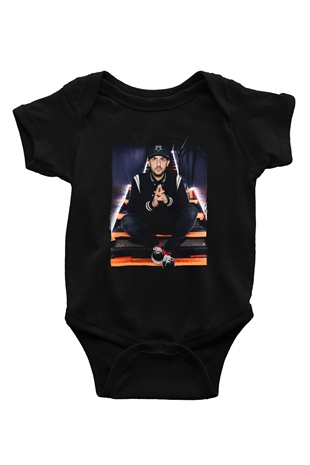 Borgore Siyah Bebek Body - Zıbın
