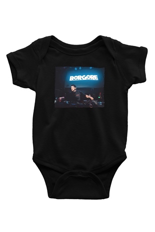Borgore Siyah Bebek Body - Zıbın