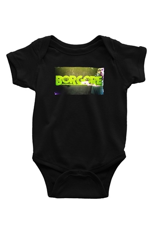 Borgore Siyah Bebek Body - Zıbın