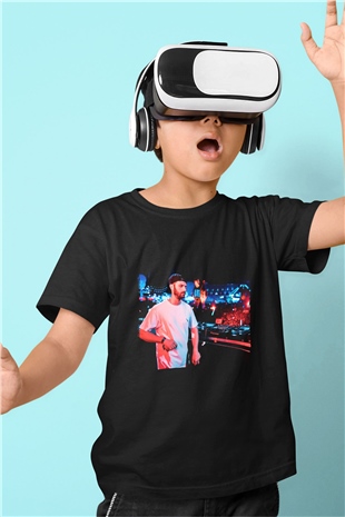 Borgore Siyah Unisex Çocuk Tişört