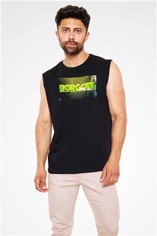 Borgore Siyah Unisex Kolsuz Tişört